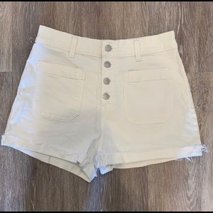 Madewell, High Rise Vintage Button Down Short, 25